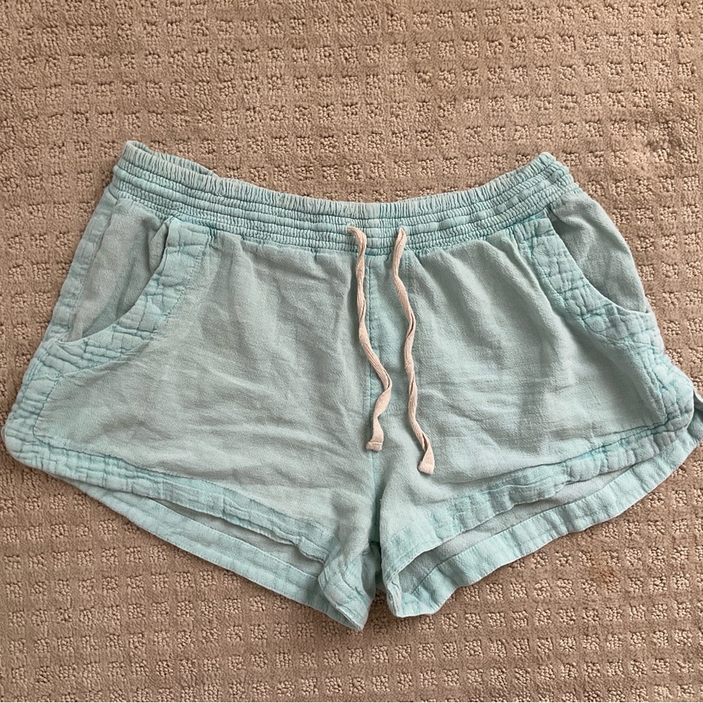Rip Curl Light Blue comfy beachy Shorts, size small